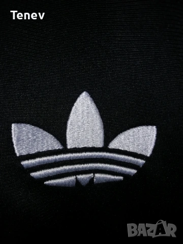 Adidas Originals Firebird Trefoil Black оригинално черно мъжко горнище Адидас ретро vintage , снимка 5 - Спортни дрехи, екипи - 53062726