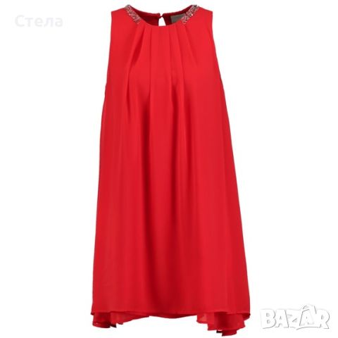 VERO MODA коктейлна парти червена рокля, нова, с етикет, снимка 2 - Рокли - 46292559
