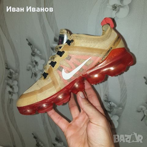 оригинални Nike Air Vapormax 2019 Gold Light номер 39-40, снимка 11 - Маратонки - 36301953