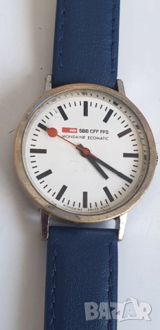 Часовник Mondaine автоматик, снимка 3 - Антикварни и старинни предмети - 54126890