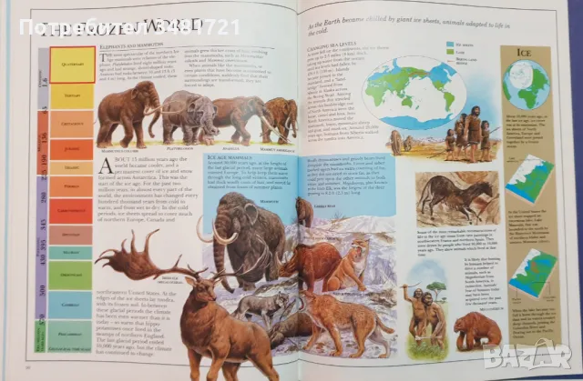 Атлас на праисторическия живот / Rand McNally Picture Atlas of Prehistoric Life, снимка 7 - Енциклопедии, справочници - 47402718