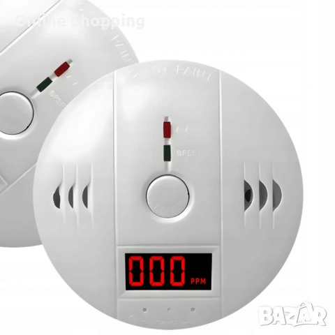 Безжичен CO сензор с LCD дисплей, снимка 12 - Други - 53327218