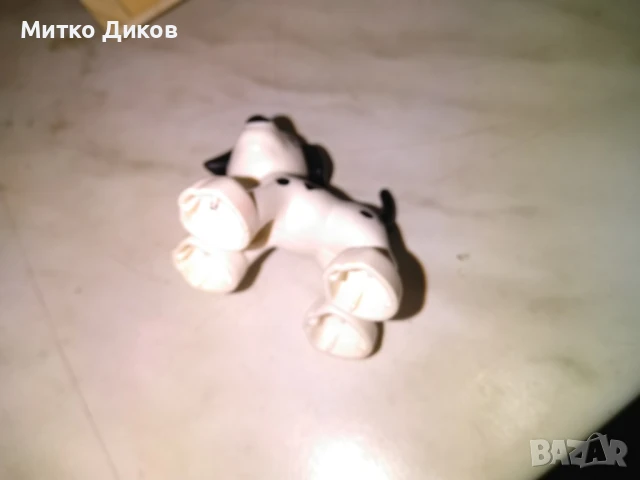 Куче порцеланова мини фигурка с номер от Лего Дупло Дог Далматинец, снимка 4 - Декорация за дома - 50517831