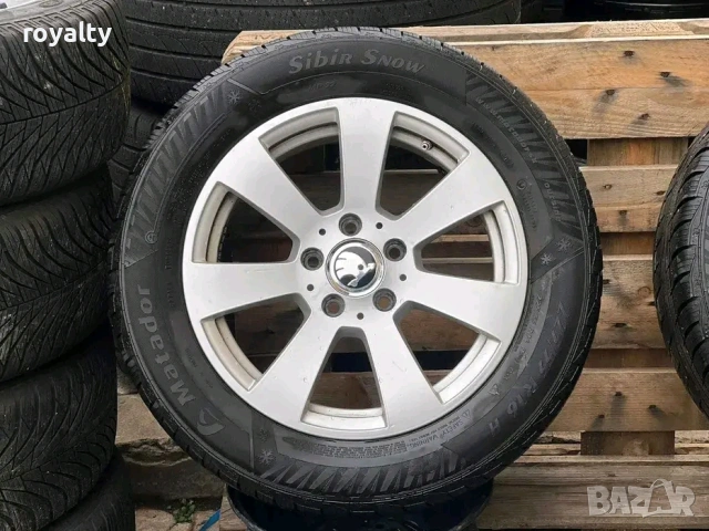 5х112 16 Джанти Skoda Superb Octavia ET 43 J 7, снимка 4 - Аксесоари и консумативи - 53222675