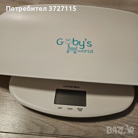 електронна везна кантар за бебе 2 в 1 Lanaform, снимка 2 - Други - 53841455