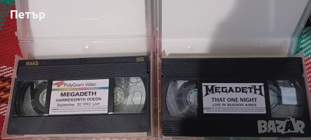 7бр. Видеокасети на Megadeth , снимка 7 - Други музикални жанрове - 53299823