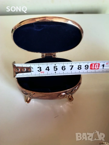 Страхотна Стара Кутия За Бижута, снимка 8 - Антикварни и старинни предмети - 53731983