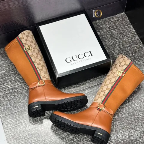 дамски ботуши gucci burberry , снимка 2 - Дамски ботуши - 49120456