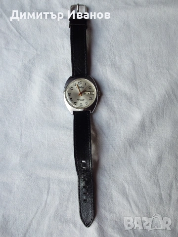 Слава с ден и дата - съветски механичен часовник - автомат, снимка 5 - Мъжки - 53537836