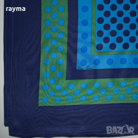 Шал Loro Piana естествена коприна принт точки, снимка 7 - Шалове - 51227618