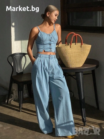 Дамски дънков сет, снимка 5 - Комплекти - 54056753