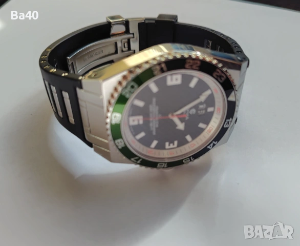 Швейцарски Cyma Ice Aquamare Star Professional Diver, 200m сапфир 43mm, снимка 8 - Мъжки - 51474433