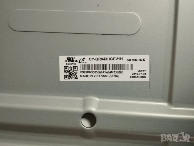 Счупен Samsung QA43LS03RAW, снимка 5 - Части и Платки - 30367119