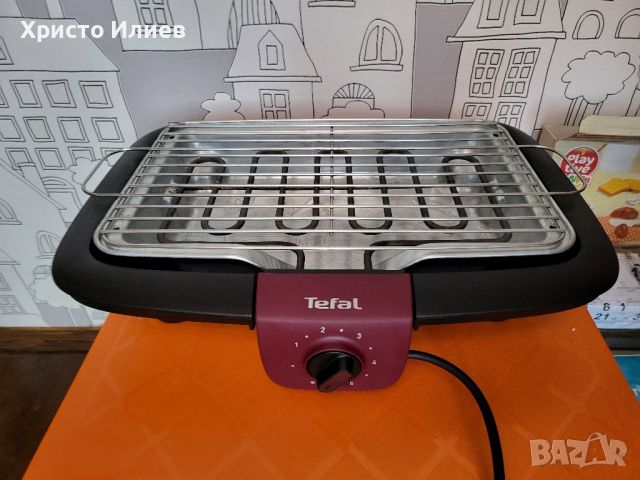 Електрическа Грил скара Тефал Tefal BG90E5 Easy grill 2300 W, снимка 10 - Скари - 45873349