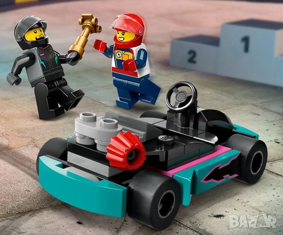 LEGO® City Great Vehicles 60400 - Бъгита и състезатели, снимка 7 - Конструктори - 45614332