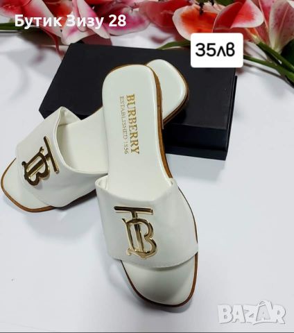 Дамски чехли Dior, Prada, Burberry , снимка 3 - Чехли - 45811350