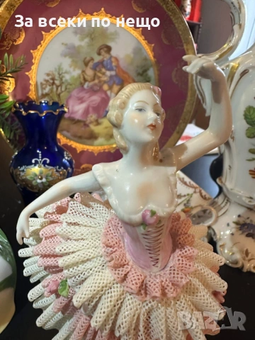 Dresden Lace Germany  производство след 1949 г Код P2107, снимка 15 - Декорация за дома - 54153408