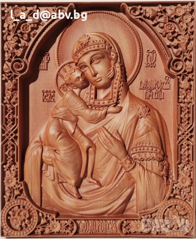  Икона Исус Христос Вседържател - авторска дърворезба , снимка 2 - Дърводелски услуги - 46405639