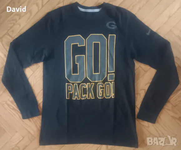 NFL оригинална фланелка с дълъг ръкав Nike Tee x Green Bay Packers