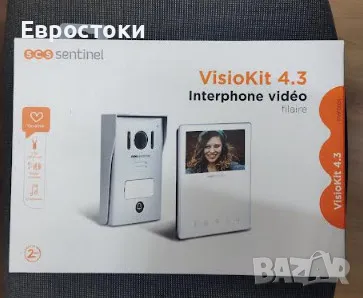 Видео домофон SCS Sentinel VisioKit 4.3 PVF0051, 4.3 инчов екран, IP55, кабелна видео телефонна , снимка 7 - Други - 48240623