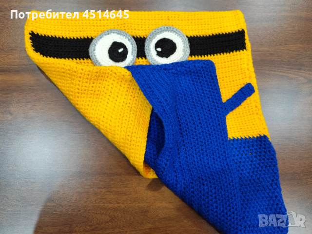 Възглавница "миньон"50/50 ръчно изработена, снимка 3 - Декорация за дома - 50885167