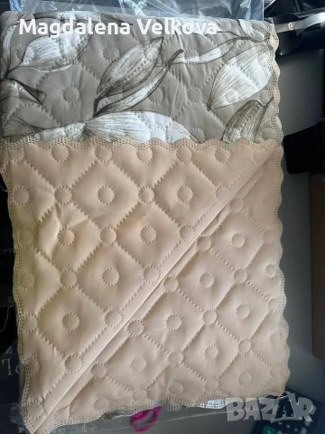Капитонирано шалте , снимка 8 - Покривки за легло - 53310709