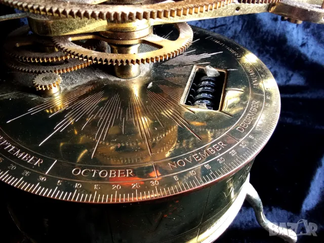 Модел от месинг Orrery/Tellurion слънчева система планети, снимка 6 - Други ценни предмети - 48369995