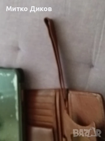 Gino Ferrari нов марков портфейл чантичка естествена кожа 16х10см и преградата за мобилен 75х150мм, снимка 9 - Портфейли, портмонета - 51422501