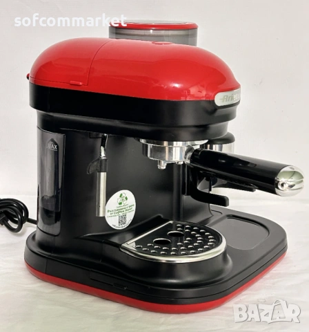  Еспресо машина Ariete 1318 Moderna с вградена мелачка – Ретро стил и перфектно кафе, снимка 4 - Кафемашини - 54055502