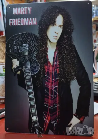 Marty Friedman-метална табела(плакет)