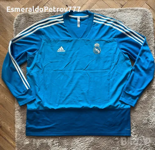 Мъжко горнище Adidas Real Madrid, снимка 1 - Спортни дрехи, екипи - 48691522