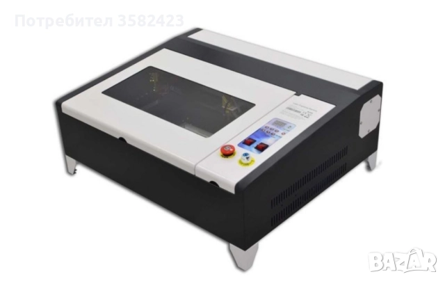 CO2 Лазер 40W за Гравиране и Рязане 40x40cm + Air Assist + Red Point, снимка 1