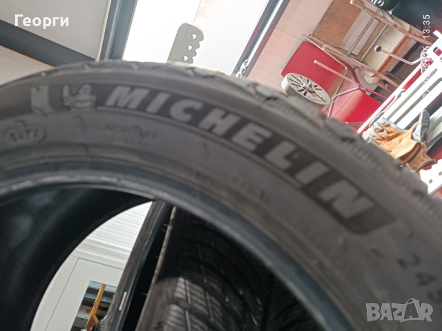 2бр.зимни гуми 245/45/17 Michelin, снимка 4 - Гуми и джанти - 53672088