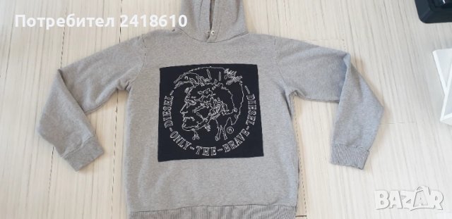 Diesel   Hoodie Cotton Mens Size / L  ОРИГИНАЛ! Мъжки Суичър, снимка 9 - Суичъри - 50800102