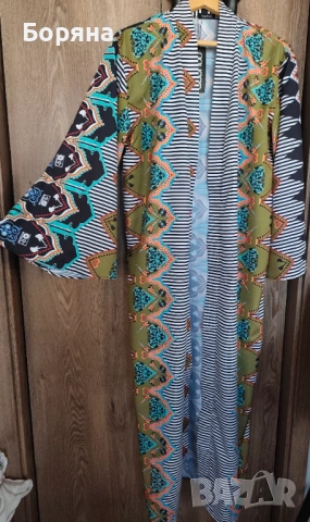 Boohoo ново кимоно плажно парео с флорален принт, снимка 13 - Бански костюми - 53917043