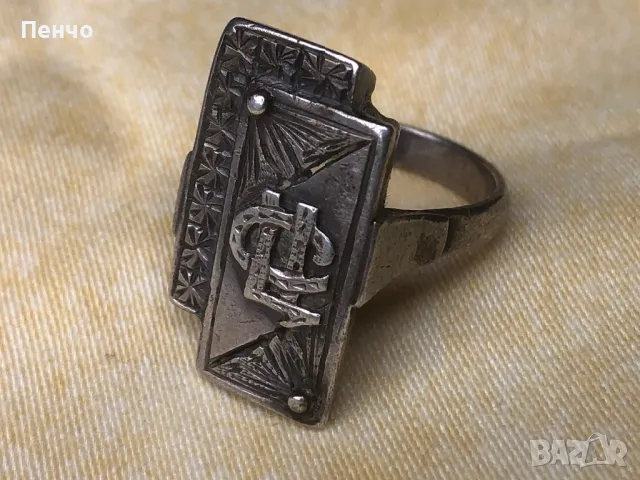 стар сребърен пръстен, снимка 1