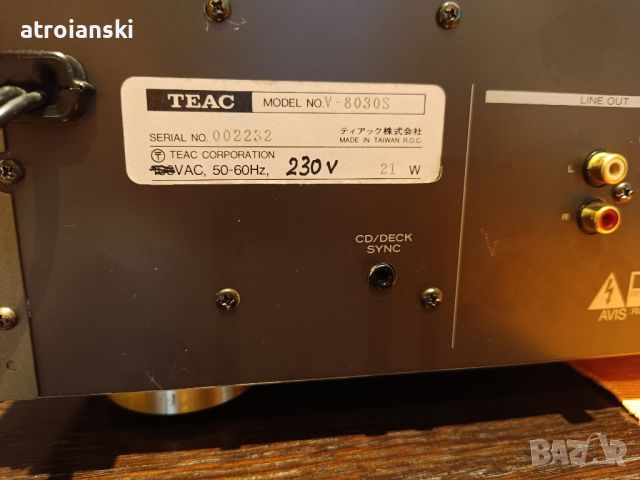 TEAC V-8030 cassette deck, снимка 10 - Декове - 43358930