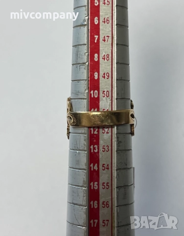 Златен пръстен 2.8гр., снимка 4 - Пръстени - 52614959