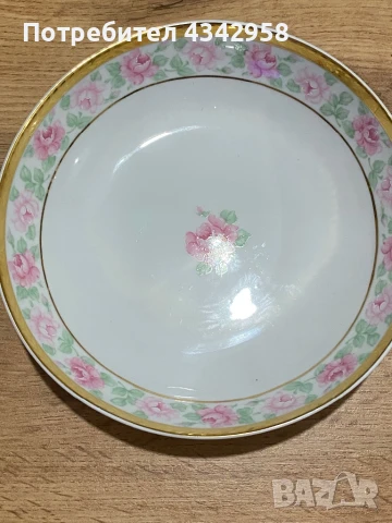 Burg Lindau. 1950 г. Чиния с рози.