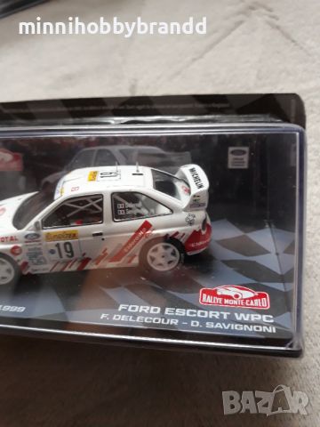 Skoda Fabia Ford Escort Mitsubishi Lancer 1.43 Eaglemoss Ltd Rally Monte-Carlo., снимка 3 - Колекции - 46522596