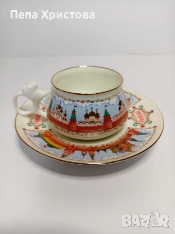 Чаша  за кафе "Златокуполна Москва" , Рyсия - ИФЗ., снимка 3 - Чаши - 53579007