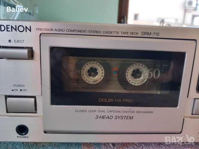 DENON DRM-710 3 HEAD CASSETTE DECK , снимка 12 - Декове - 53114072