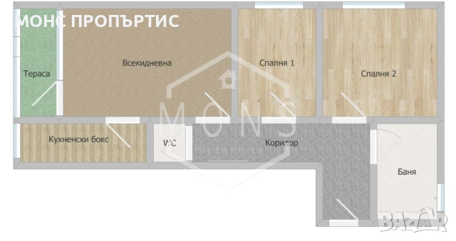 Просторен тристаен апартамент в кв. Колю Фичето, гр. Велико Търново, снимка 9 - Апартаменти - 53256249
