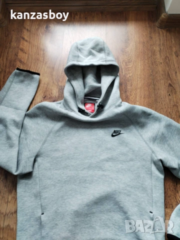 Nike M NK TCH FLC PO HOODIE - страхотно мъжко горнище КАТО НОВО С, снимка 5 - Спортни дрехи, екипи - 53432831