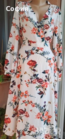 Нова,цветна рокля MORGAN,Р-р 42/М-малък Л, снимка 4 - Рокли - 53904416