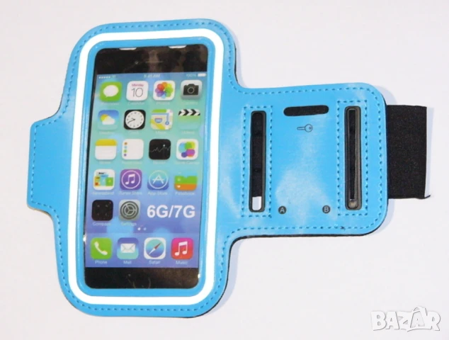 Спортен Предпазен Неопренов КАЛЪФ 150x80мм за Мобилен Телефон Смартфон и др. Мек Кейс за Ръка БАРТЕР, снимка 6 - Калъфи, кейсове - 50899185