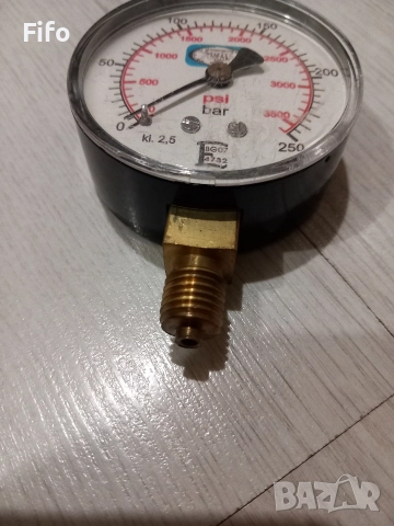 манометър 0 - 250 бара, снимка 3 - Селскостопанска техника - 52878747