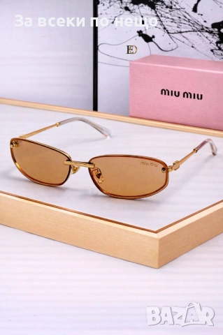 Miu Miu Слънчеви Очила С UV Защита С Подарък🎁Калъф И Кутия - Различни Цветове Код SK1163, снимка 2 - Слънчеви и диоптрични очила - 53968821