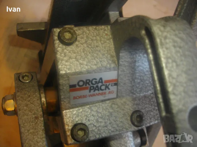 НОВА ШВЕЙЦАРСКА РЪЧНА МАШИНА ЗА ОПАКОВАНЕ С МЕТАЛНА ЛЕНТА РЪЧЕН ЧЕМБЕР ВИСОК КЛАС ORGA PACK, снимка 14 - Други инструменти - 50173810