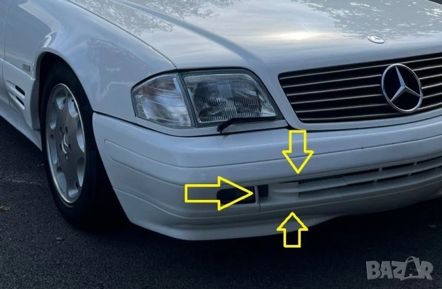 Mercedes-Benz SL R129 Капачка теглич предна броня - Facelift - A1298800205, снимка 6 - Части - 53377868